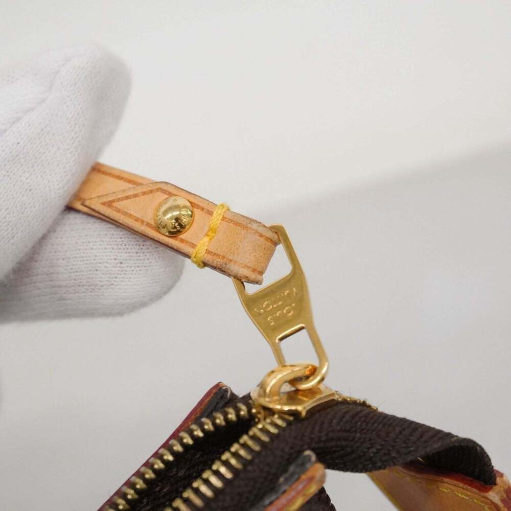 LOUIS VUITTON Brown Monogram Pochette Pouch - Picture 9 of 11
